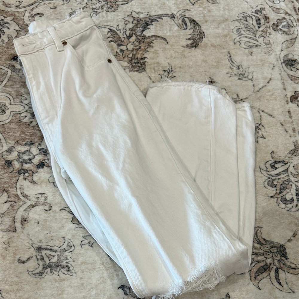 ROLLA'S Women's Cream Straight Leg Jeans
